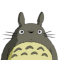 Logo di Totoro, personaggio animato di Studio Ghibli.